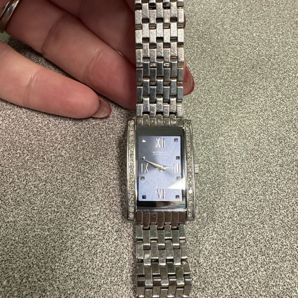 Wittnauer watch, sapphire crystal and diamonds